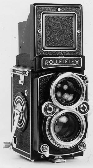663 Rolleiflex Filmkurbel goldene Farbe Rollei 